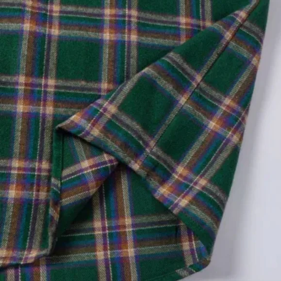 New Oversized plaid tunic shirt - Picture 9 of 17